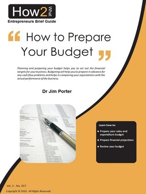 cover image of How to Prepare Your Budget